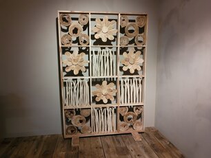 Raumteiler mit 12 Fächern – 135 x 195 cm