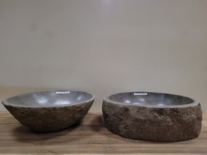 2 Waschbecken aus 1 Stein Waschschüssel-Set FL21774