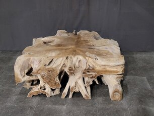 Couchtisch aus Wurzelholz 120x120x45cm IJ07-2251