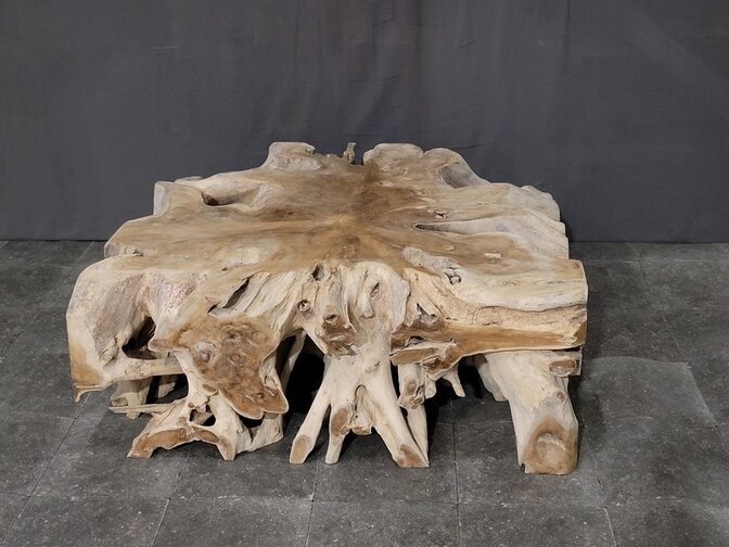 Couchtisch aus Wurzelholz 120x120x45cm IJ07-2251