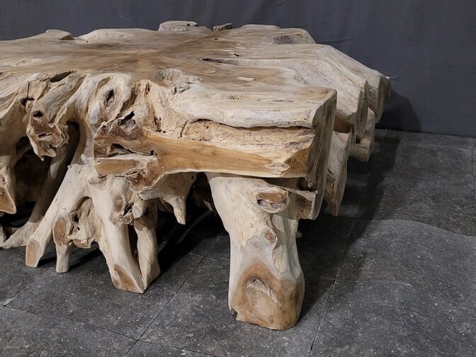 Couchtisch aus Wurzelholz 120x120x45cm IJ07-2251