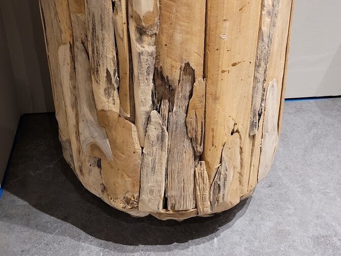 Teak-Wurzelholzübertopf 60x90 cm - RI2311