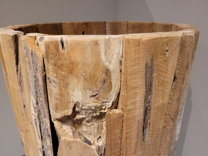 Teak-Wurzelholzübertopf 60x90 cm - RI2311