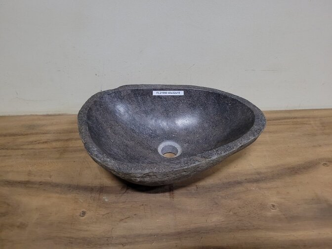 Waschbecken aus Naturstein FL21990 – 43 x 32 x 15 cm