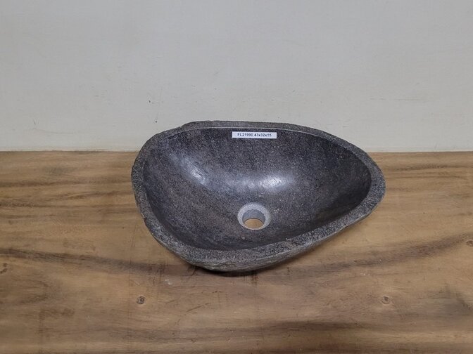 Waschbecken aus Naturstein FL21990 – 43 x 32 x 15 cm