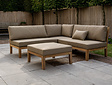 4  Personen Teak Lounge-Ecksofa New Ibiza