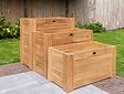Teak-Pflanzkübel 50 x 100 x 50 cm