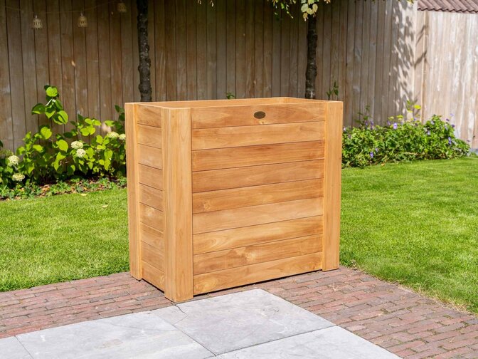 Teak-Pflanzkübel 50 x 100 x 90 cm