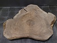 Suar-Baumstammtischplatte 160/180 cm CA02-323