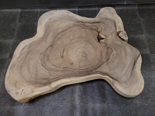 Baumstammtischplatte  130/150 cm CA27-323