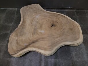 Suar-Baumstammtischplatte 160/170 cm CA16-323