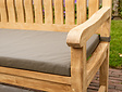 Polster für Bergamo Gartenbank 260 - Grau