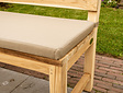 Polster für Napoli Gartenbank 110 - Sand