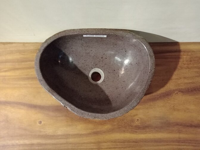 Waschbecken aus Naturstein – 43 x 32 x 15 cm – FL22106