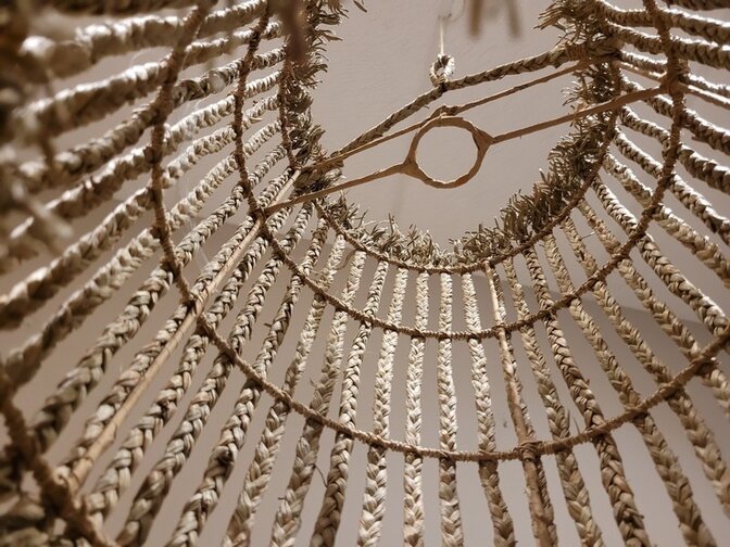 Lampenschirm aus Schilfrohr – Ibiza-Stil 30 x 52 cm