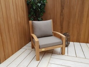 Modena-Polster für Loungesessel – Grau