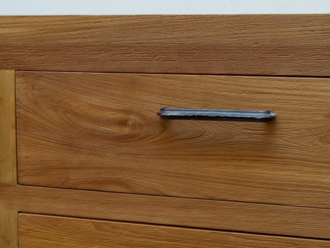 Schwebender Waschtisch 80 x 45 x 50 cm – Naturfarbe