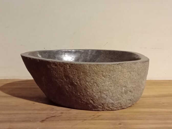 Naturstein-Waschbecken – 43 x 37 x 15 cm – FL22173