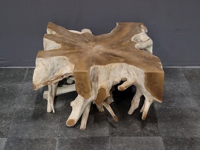 Quadratischer Couchtisch 80x80x45cm IJ2341-20