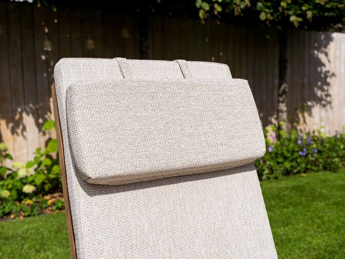 Polsterauflage für Liegestuhl New Ocean – Taupe meliert 180
