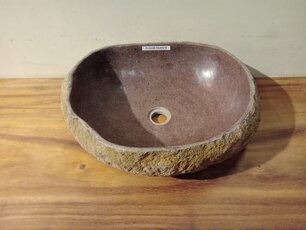 Waschbecken aus Naturstein – 51 x 43 x 15 cm – FL22228