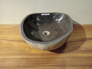 Waschbecken aus Naturstein – 45 x 43 x 15 cm – FL22241