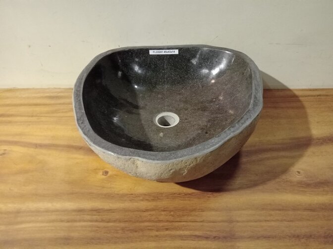 Waschbecken aus Naturstein – 45 x 43 x 15 cm – FL22241