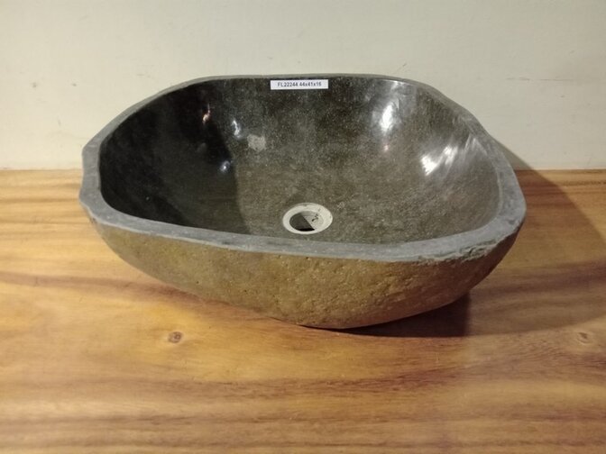 Waschbecken aus Naturstein – 44 x 41 x 16 cm – FL22244