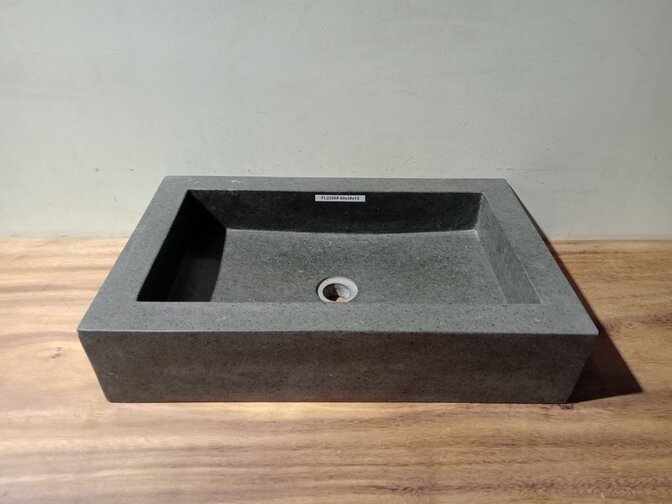 Waschbecken aus Naturstein – 60 x 38 x 13 cm – FL22268