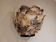 Wandlampe mit Austernschalen