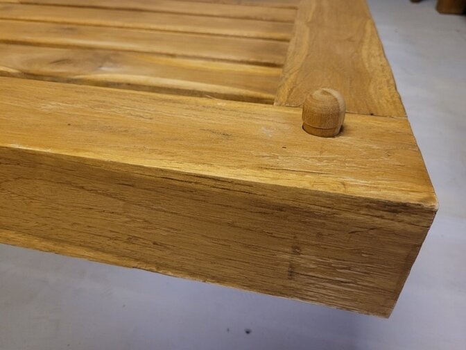 Teak-Stelvio-Tagesliege - Einzelbett