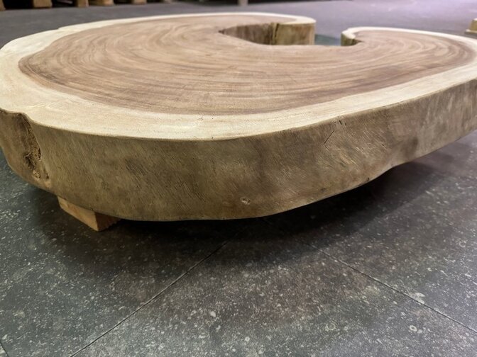 Runde Baumstamm-Tischplatte 80/95 cm - AS04-923