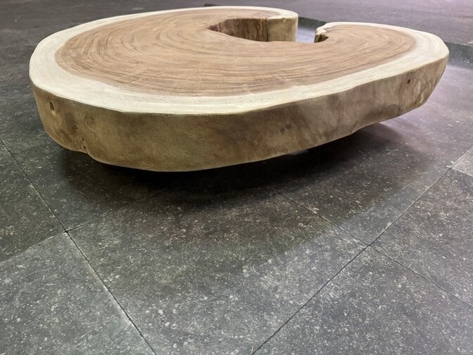 Runde Baumstamm-Tischplatte 80/90 cm - AS05-923