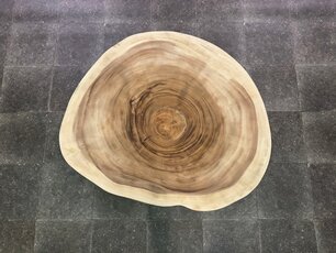 Runde Baumstamm-Tischplatte 105/120 cm - IJ120-523