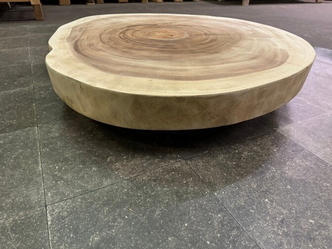 Runde Baumstamm-Tischplatte 105/120 cm - IJ120-523