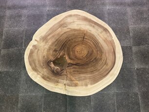 Runde Baumstamm-Tischplatte 115/125 cm - IJ116-523