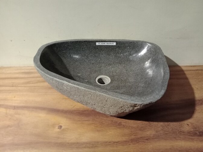 Waschbecken aus Naturstein – 50 x 39 x 16 cm – FL22290