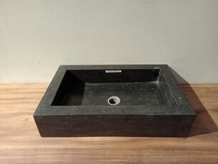 Naturstein-Waschbecken 60x38x13cm - FL22302