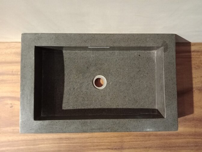 Waschbecken aus Naturstein 60 x 38 x 13 cm – FL22309