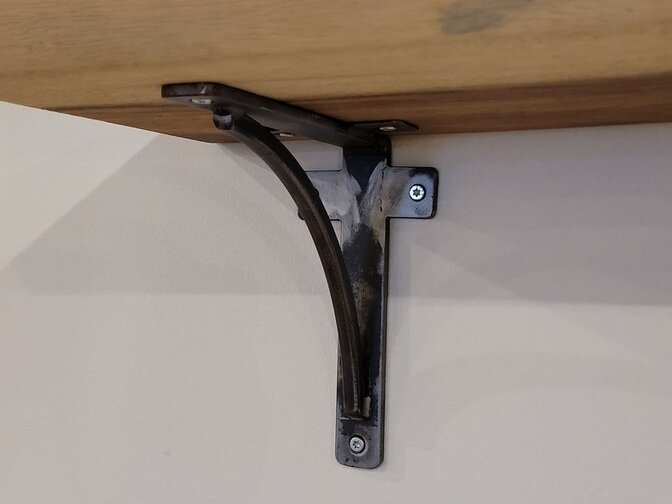 Regalstütze – Rustikal 16 x 16 cm – pro Stück