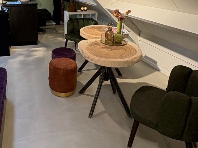 Rustikales Tischgestell– 4 Beine mit Rohr