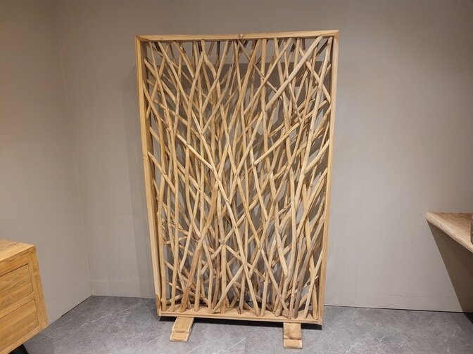 Raumteiler mit Ästen – 120 x 200 cm