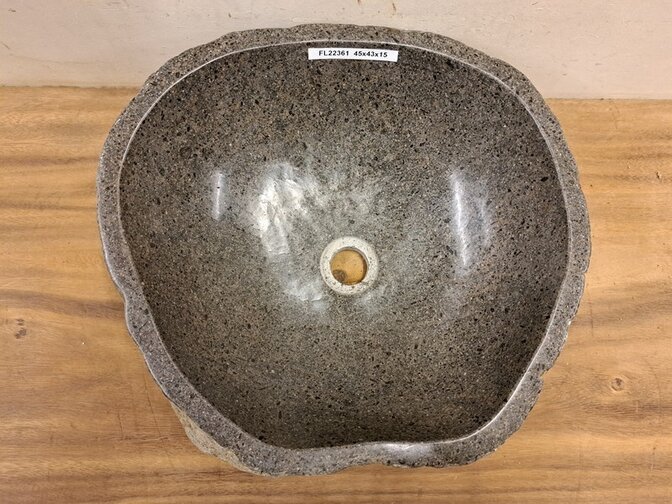 Waschbecken aus Naturstein – 45 x 43 x 15 cm – FL22361