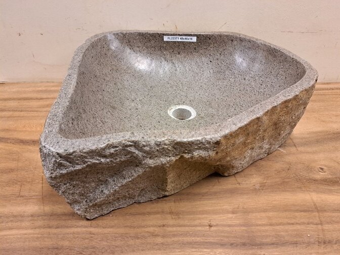 Waschbecken aus Naturstein – 48 x 46 x 15 cm – FL22371
