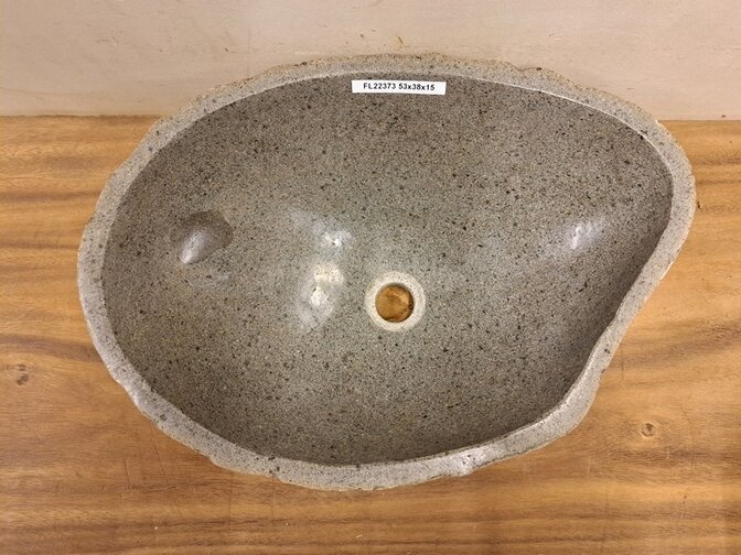 Waschbecken aus Naturstein – 53 x 38 x 15 cm – FL22373