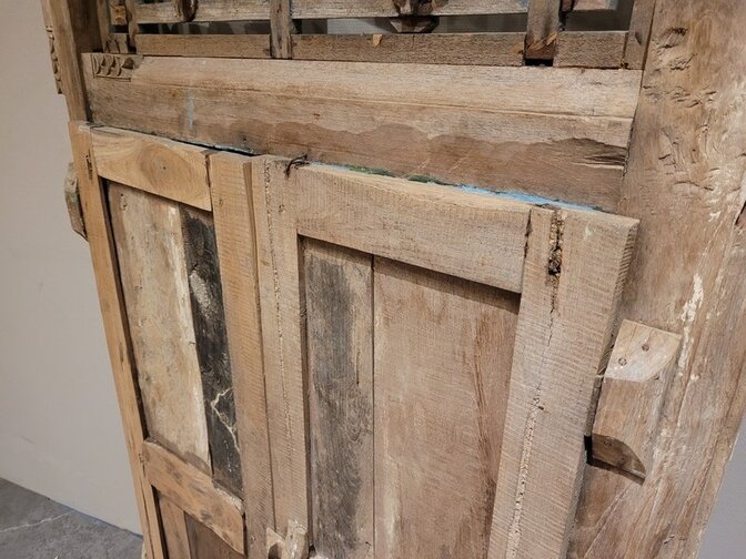 Altes orientalisches Fenster – 95 x 160 x 9 cm