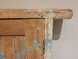 Alter indonesischer Fensterrahmen mit Fensterladen – 80 x 100 x 9 cm