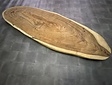 Ovale Baumstammtischplatte 105 x 325 cm CA01-224