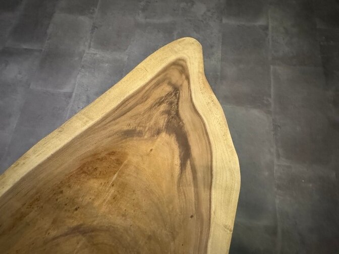 Ovaler Baumstammtisch 110 x 325 cm CA03-224