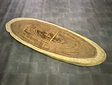 Ovale Suar-Baumstammtischplatte  90 x 290 cm CA06-224